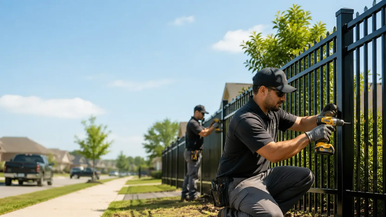 Metal Fence Installation in Park City, KS